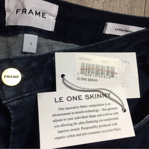 NWT Frame Denim Le One Skinny Jean Mid-rise in Keller - Picture 10 of 16